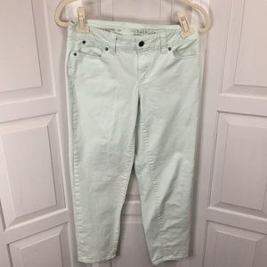 Talbots Light Mint Boyfriend Jeans